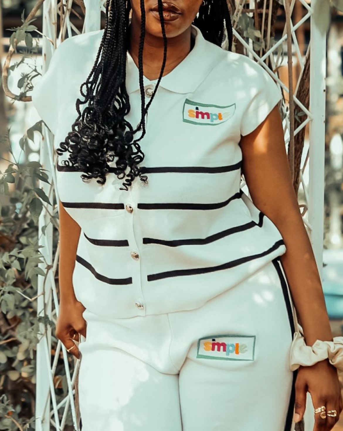 Simple Ladies Stylish 2-Piece Set